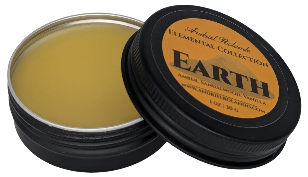 Elemental Earth for Men 1 oz Travel Friendly Solid Cologne by Andriel Rolando
