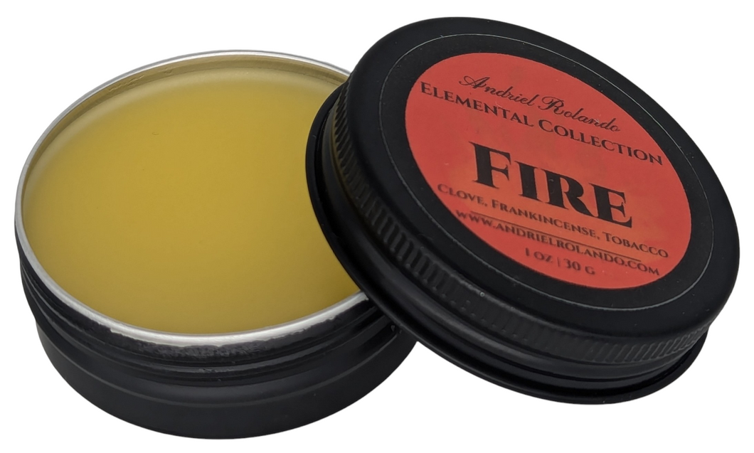Elemental Fire for Men 1 oz Travel Friendly Solid Cologne by Andriel Rolando